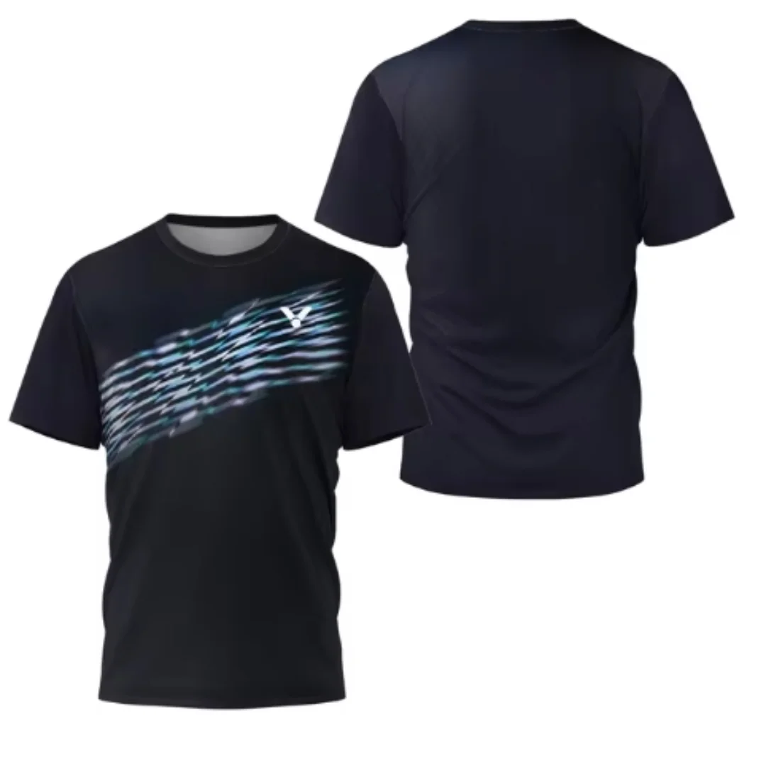 Table Tennis China - Laser néon impression hommes badminton T-shirt