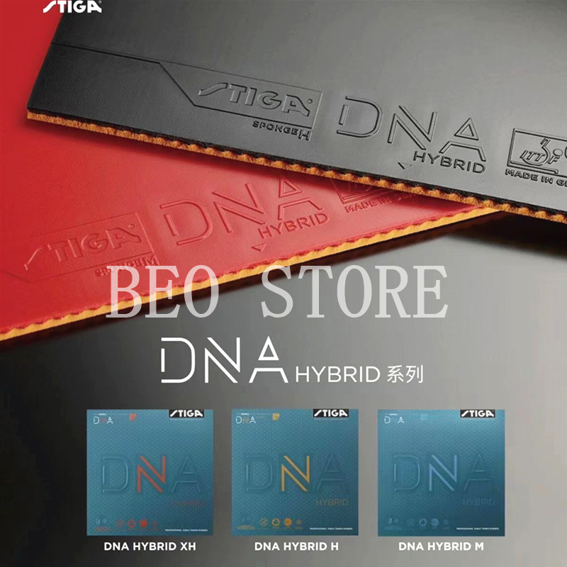 Table Tennis Hybrid Rubbers - STIGA DNA HYBRID-Caoutchouc de tennis de