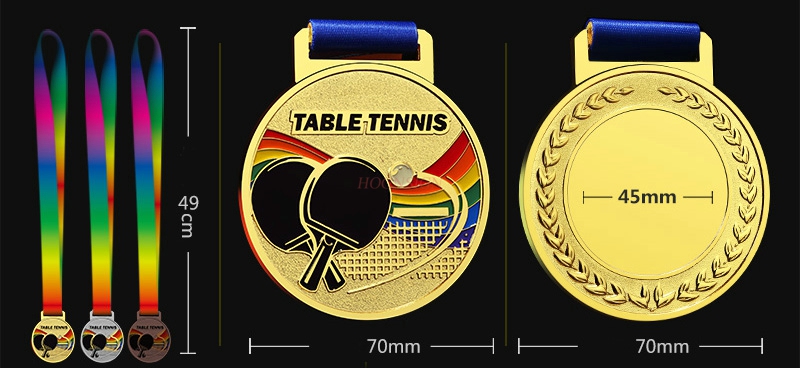 Médaille de football, badminto - Table Tennis Championships avis et prix